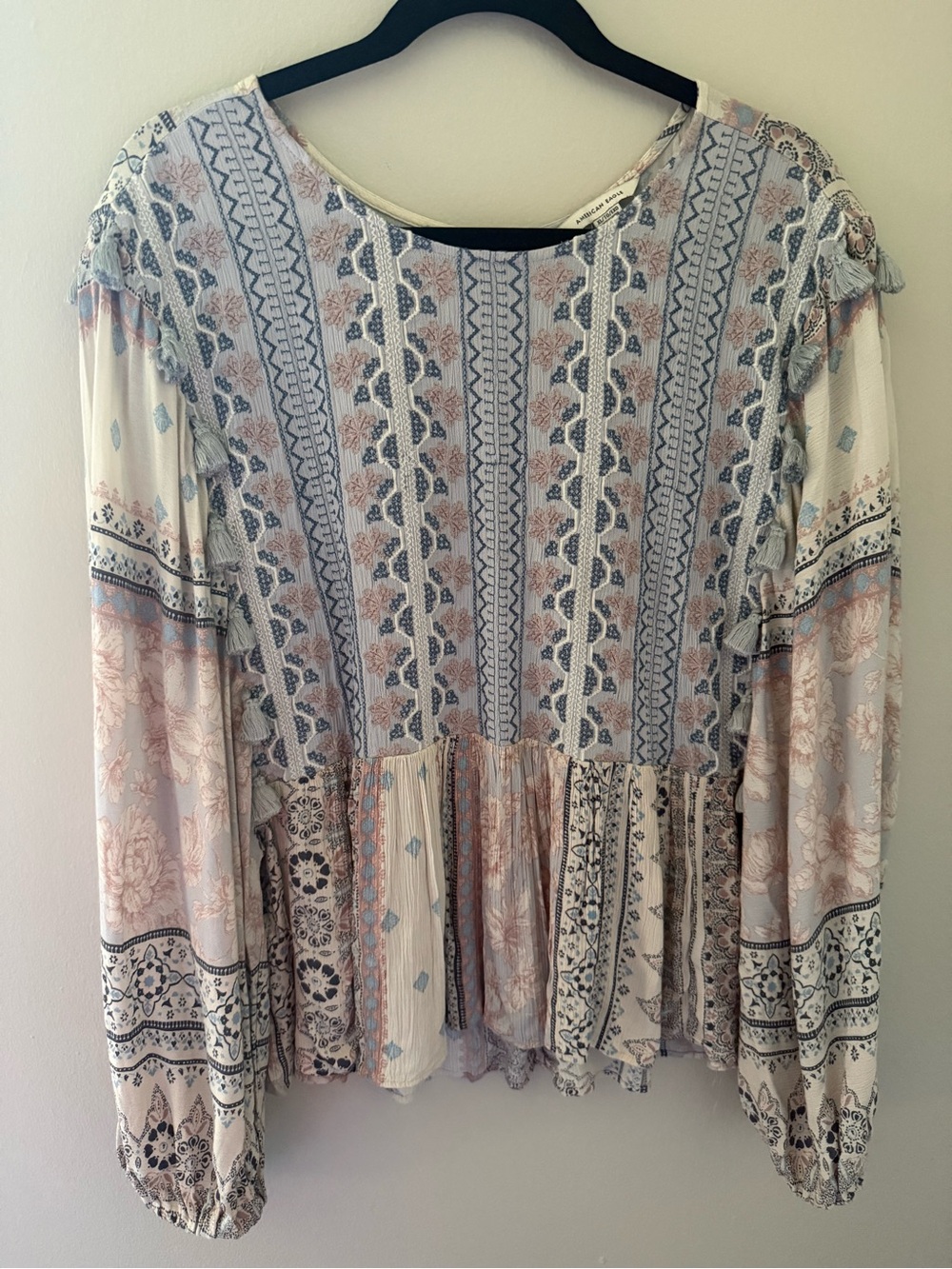 Embroidered boho blouse